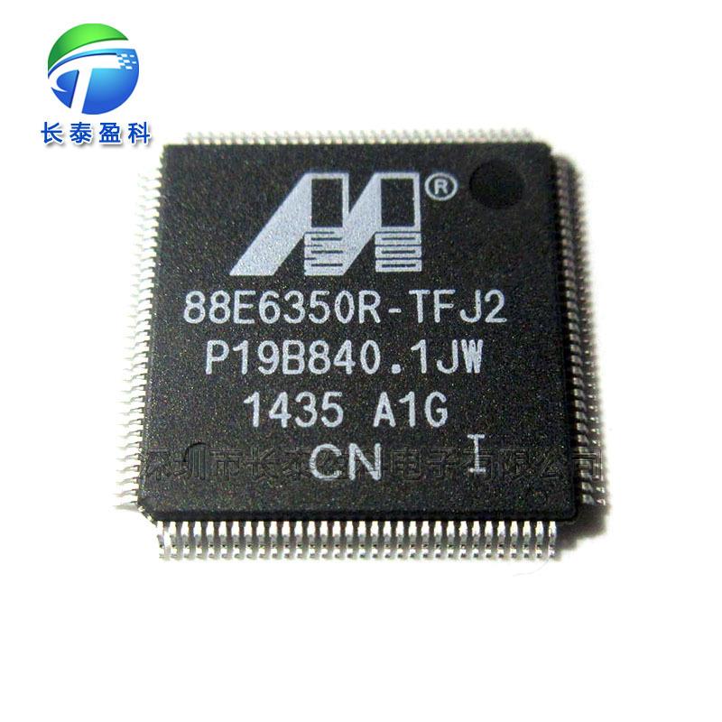 88E6350R-TFJ2 QFP128 以太网收发器 微控制器 88E6350R