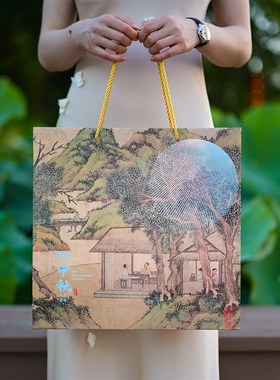 2025中秋节月饼礼品盒空盒子高档国风冰皮流L心月饼包装盒定制log