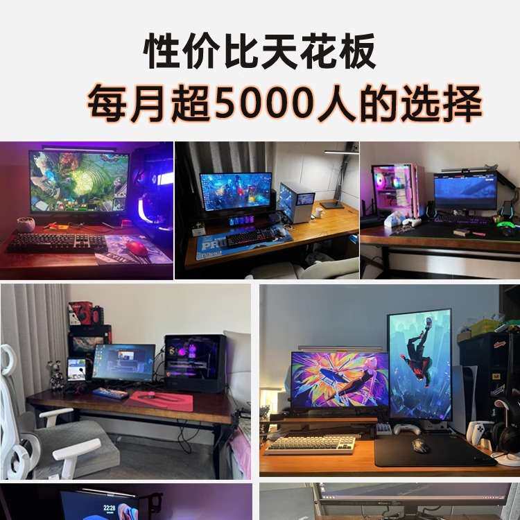 实木电脑桌台式家用卧室胡桃色书桌写字台书桌工作台电竞办公桌子