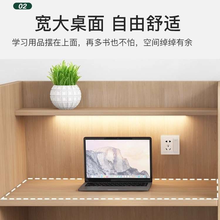 办公桌办公室桌椅组合简约现代2/4六人位书桌隔断屏风桌卡位拼接