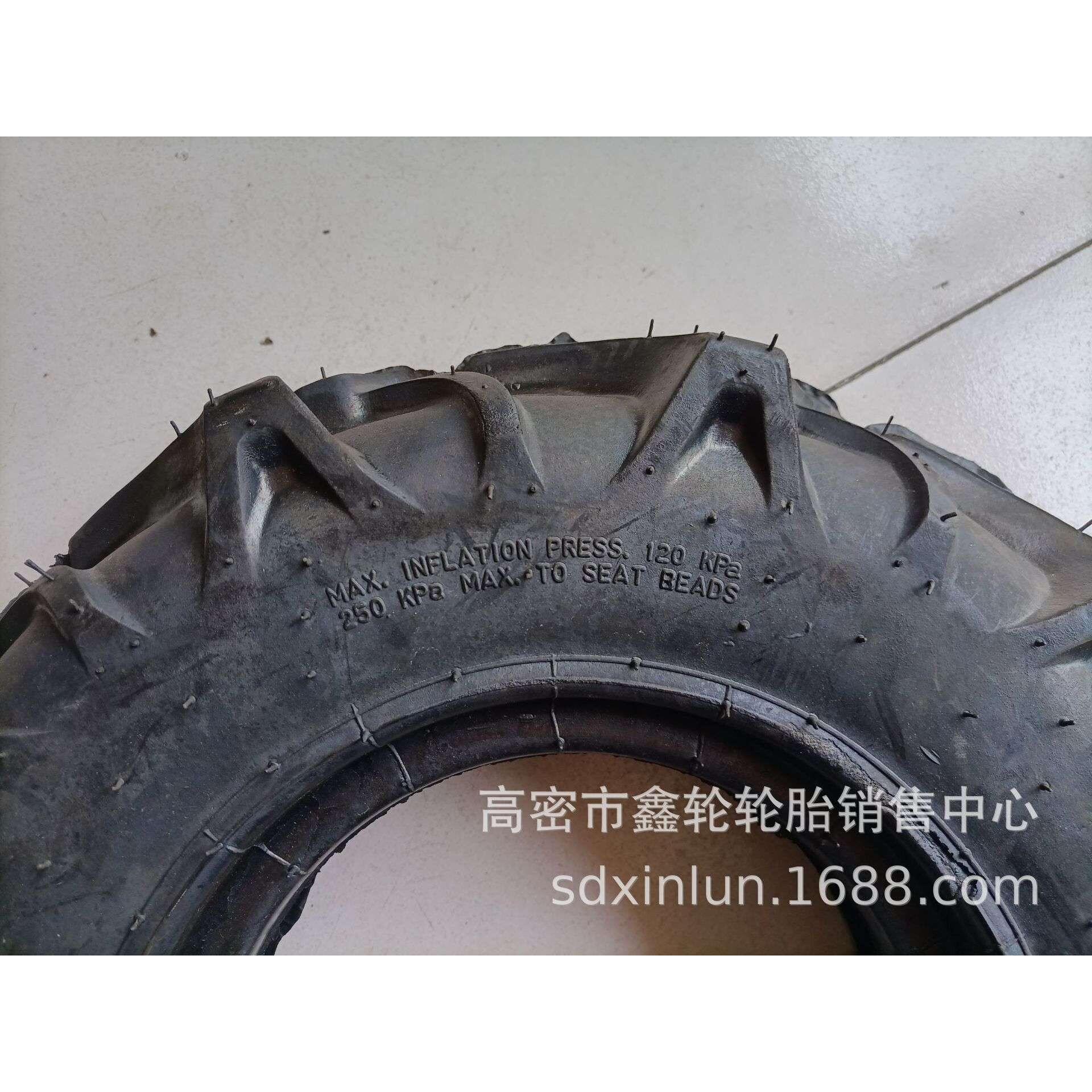 供应农业轮胎4.00-7微耕机轮胎400-7人字花纹 真空无内胎