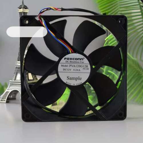 原装Foxconn/富士康PVA120G12R 12V 0.24A 12CM 四线PWM温控风扇