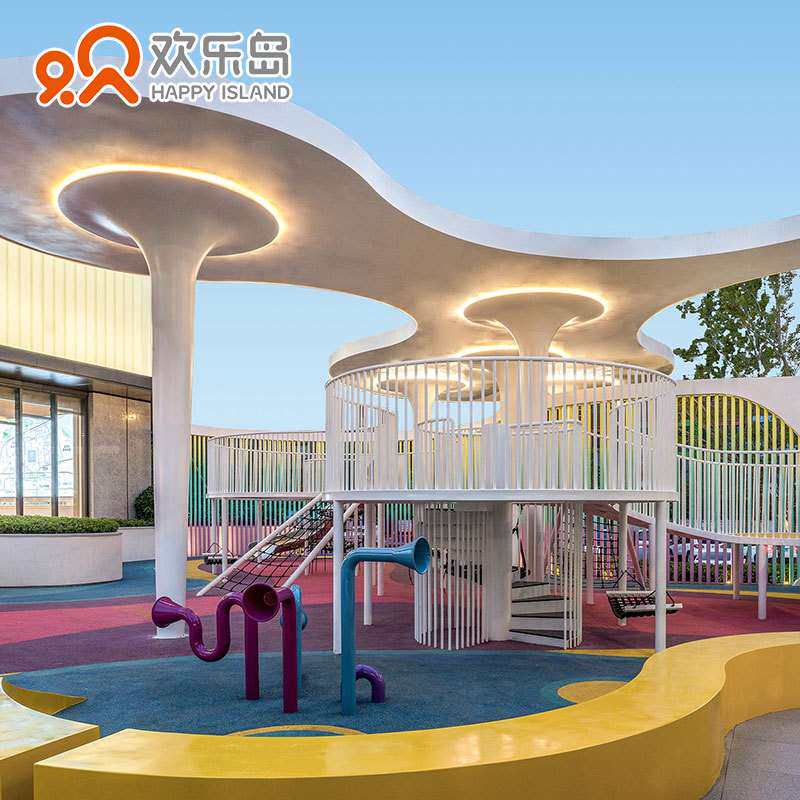 小区游乐设备厂家平台滑梯组合攀爬绳网户外儿童乐园规划设计生产
