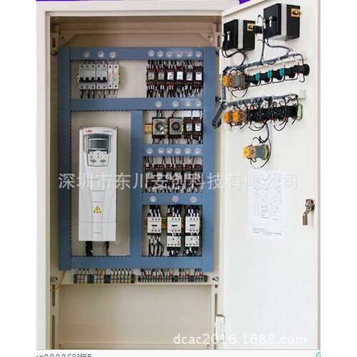 双控一控二 无人守值水泵配电柜 潜水泵控电箱11kw三相控制柜380v