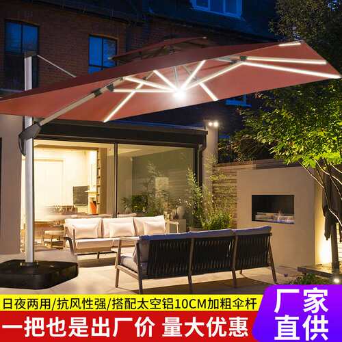 户外遮阳伞 四角伞庭院伞户外伞摆滩伞遮阳伞户外商用广告罗马伞