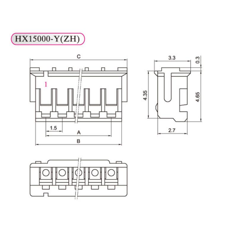 HXH红星接插件ZH-2R 3R 4R 5R 6R 7R 8R空中对插连接器 HX15000