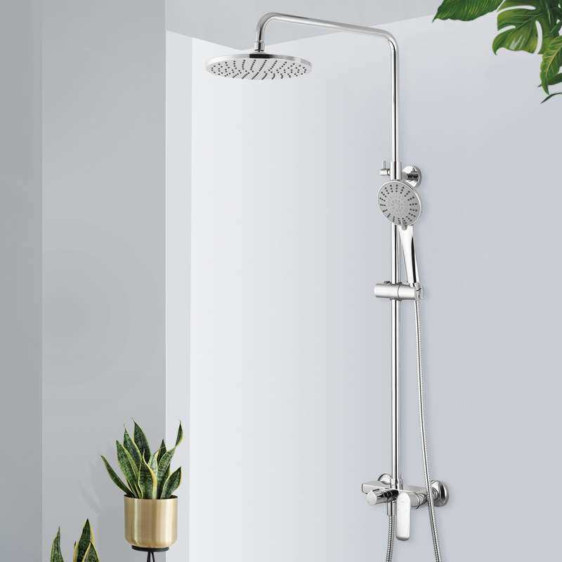 一键三控可升降浴室三功能淋浴花洒套装