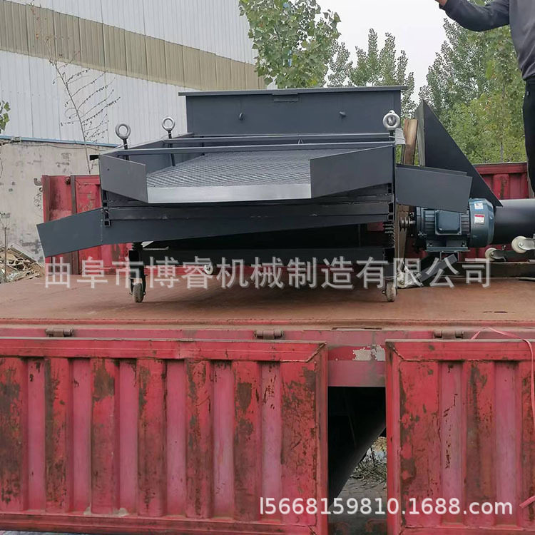 碎米粒电动清选机多功能谷物排杂筛选设备双层直线振动筛粮机