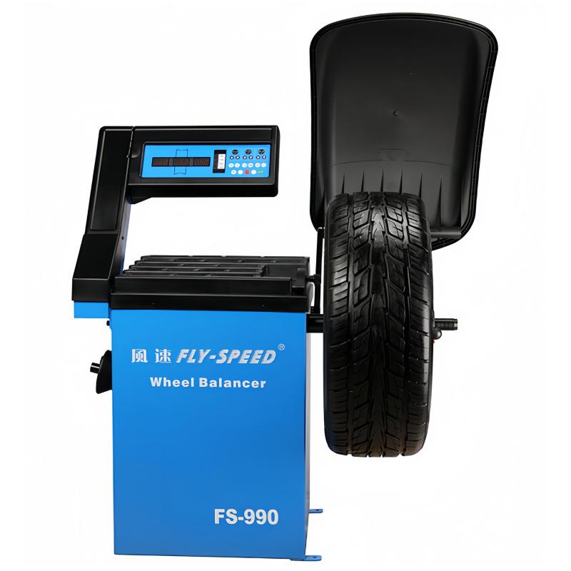 风速FS-990全自动平衡机 FS-990A半自动轮胎动平衡机