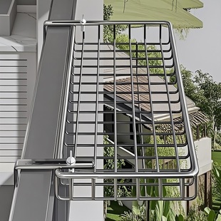 防盗窗晾袜子神器晒鞋子阳台晒鞋架护栏晾衣架窗户挂架晒枕头置物