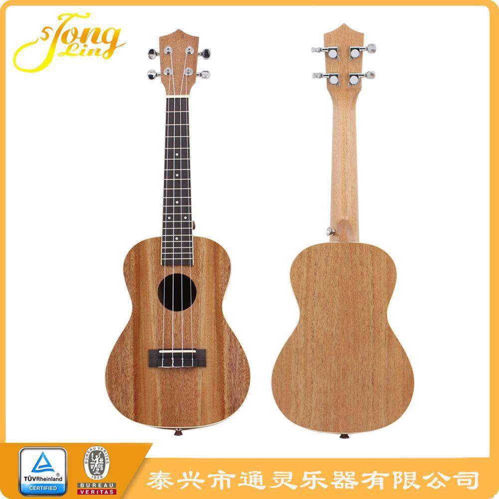 21寸尤克里里小吉他 原木色 桃花芯 学生用