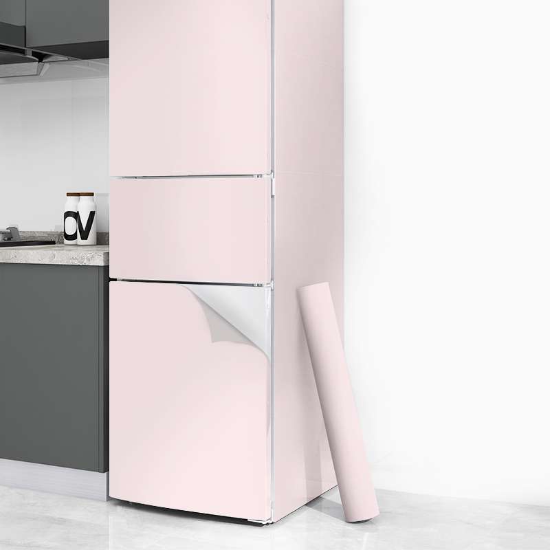 冰箱翻新遮丑贴纸全贴双开门防油侧面侧边改造改色贴膜