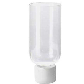 现代简约透明玻璃花器插花瓶摆件花艺干花样板房售楼处软装饰品