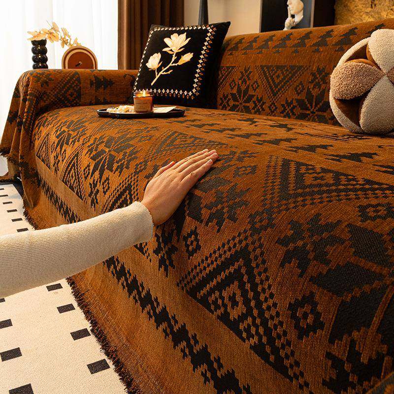 雪尼尔沙发盖布四季通用轻奢沙发套罩防滑一片式全盖毯巾防尘,标准件/零部件/工业耗材,其他五金件,淘宝优惠券,粉丝福利购,淘宝优惠卷