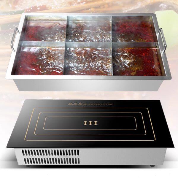 酷为长方形电磁炉商用大功率5000w串串锅关东煮麻辣烫专用电磁灶