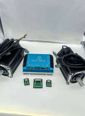 48V1000W1500RPM伺服电机套装双路驱动器CAN通讯RS232履带机器人