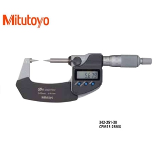 三丰Mitutoyo尖爪千分尺342-251-30112-201孔径沟槽测量高精度