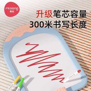 曼龙可擦儿童彩色白板笔黑板笔宝宝画板笔写字笔可擦笔头一件代发