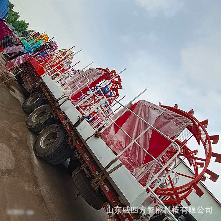 景区水边游艺厂家制作夏日水边游乐设备亲子互动水上划船机威四方