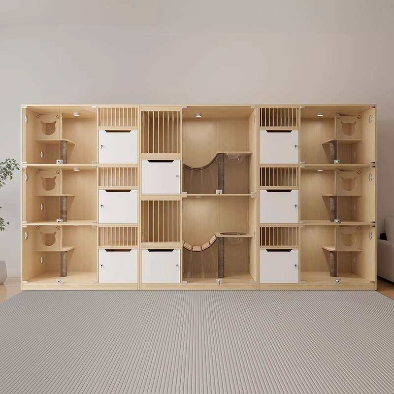 猫柜猫别墅室内猫窝猫咪猫笼房子宠物店超大展示猫舍专用实木,3C数码配件,USB灯,淘宝优惠券,粉丝福利购,淘宝优惠卷