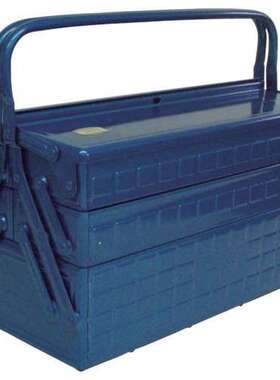 TRUSCO GT-410-B 层工具箱 412X220X343 蓝色　圆角设计，方便用