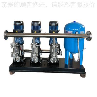 多恒压无负压水变IMK频供设备工地小区次加压不锈钢级离二心泵