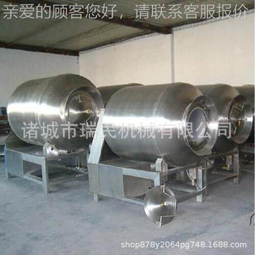 厂家直销 猪真空500L机 鸡滚鸭肉肉真空滚揉揉机