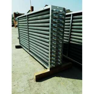 定 制不锈钢铝翅片管蒸汽导热油散热器烘干房干燥窑换热片散热片