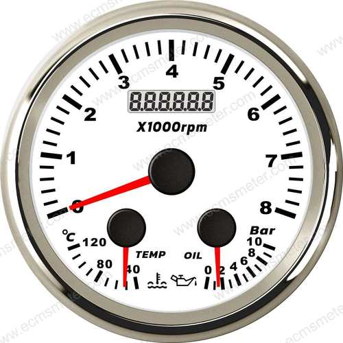 ECP多功能水温油压转速表小时计指针组合仪表改装车船舶仪表