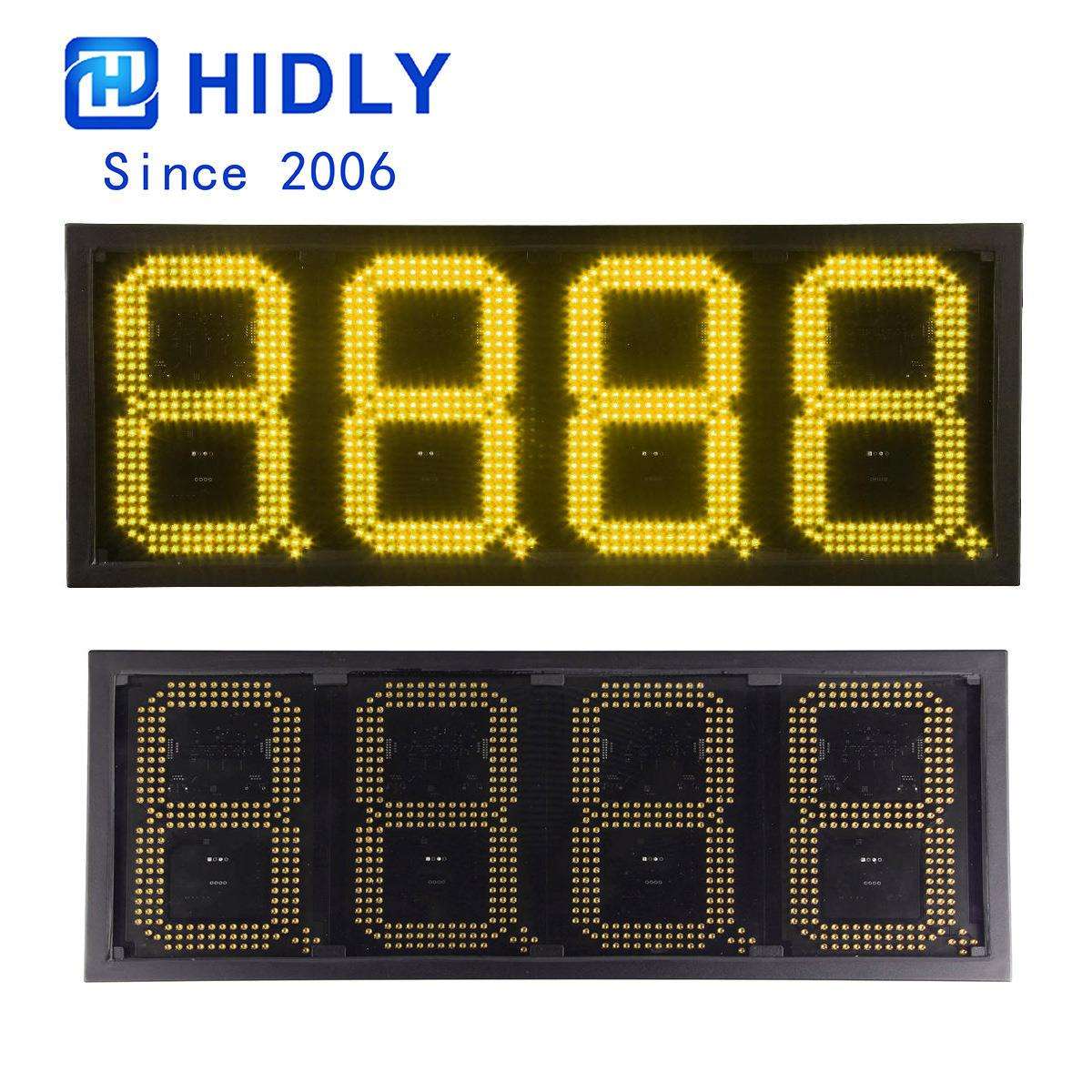 山东济南10寸油价牌高亮无线遥控10寸油价牌厂家led油站显示屏