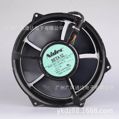 NIDEC 17251 24V 1.4A 绿标服务器风扇BKV301 216/77