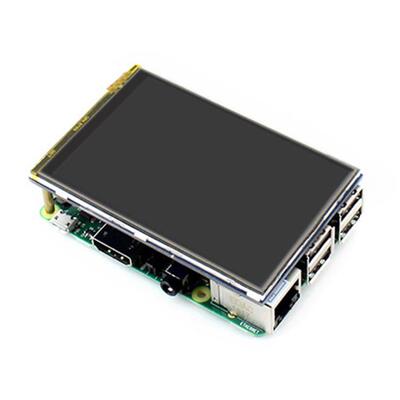 微雪 树莓派4 Raspberry PI 3.5寸LCD电阻触摸显示屏 IPS面板