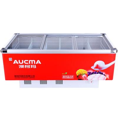 澳柯玛728升熟食冷藏冷冻商用冰柜 鲜肉柜 卧式雪糕展示柜 528升
