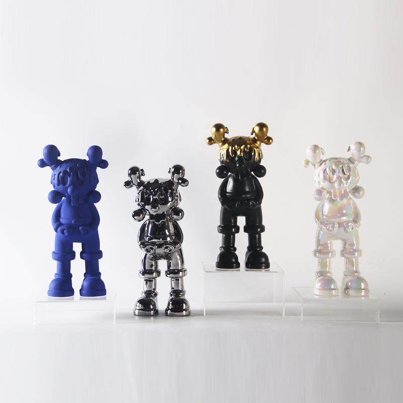 创意克莱因蓝现代人物陶瓷摆件样板房客厅儿童房玄关软装桌面饰品,鲜花速递/花卉仿真/绿植园艺,割草机/草坪机,淘宝优惠券,粉丝福利购,淘宝优惠卷