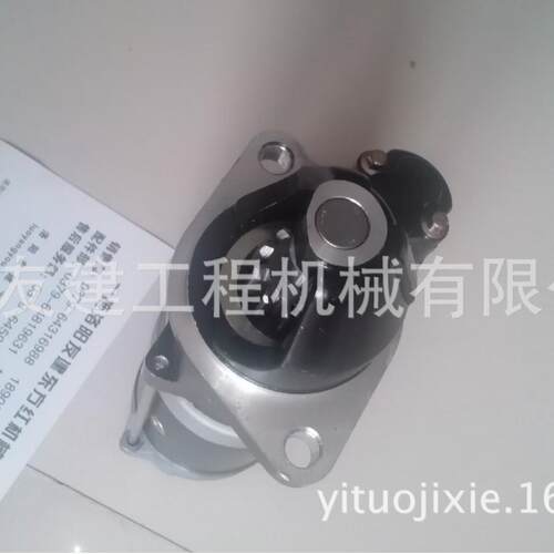 中国洛阳一拖东方红叉车CPC30F1配件QDJ1409E-P起动机