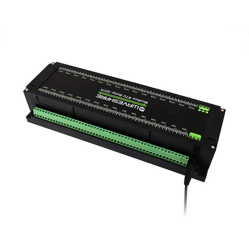 微雪工业级RS485继电器8路/16路/32路 开关量输入输出 Modbus RTU