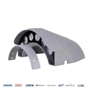 LED隐形安装瓦楞灯户外防水6W瓦片灯景观瓦檐灯古建筑屋顶月亮灯