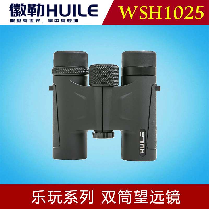 徽勒WSH1025乐玩系列双筒望远镜高精度建筑施工勘测12倍BAK4棱镜