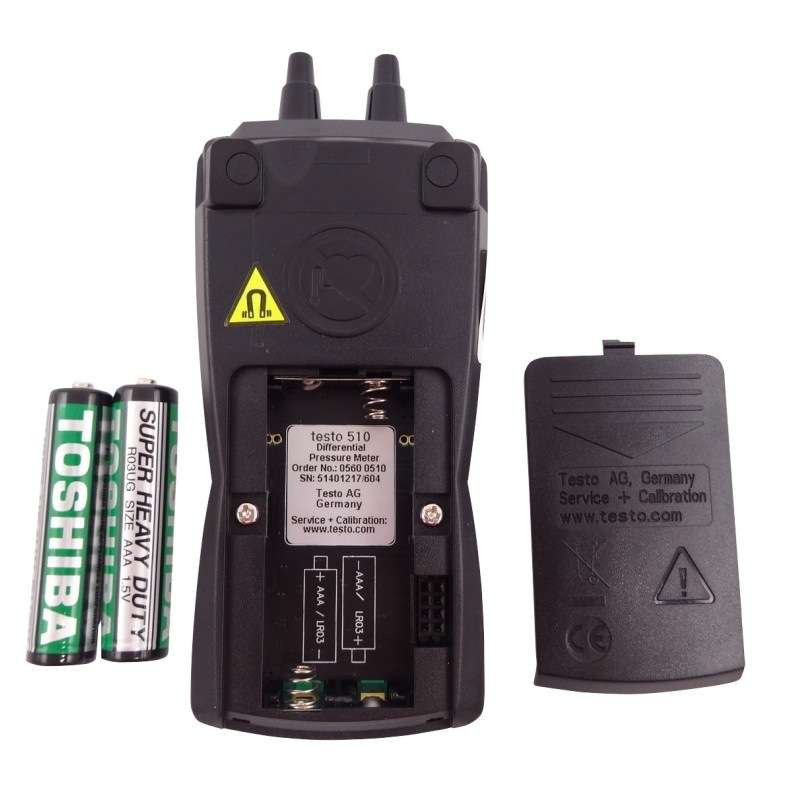 德图压力计testo510i/511/512绝压微压差表数显式高精度压差仪