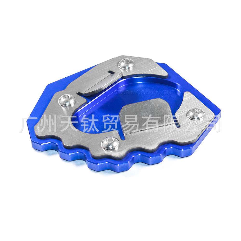 适用凯旋老虎1200 Tiger1200侧撑加高垫侧支撑加大底垫侧脚撑垫件