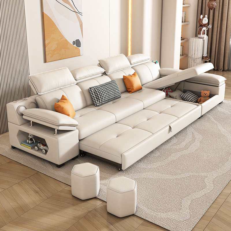 2026新款沙发客厅现代简约奶油风沙发床多功能两用可折叠伸缩储物