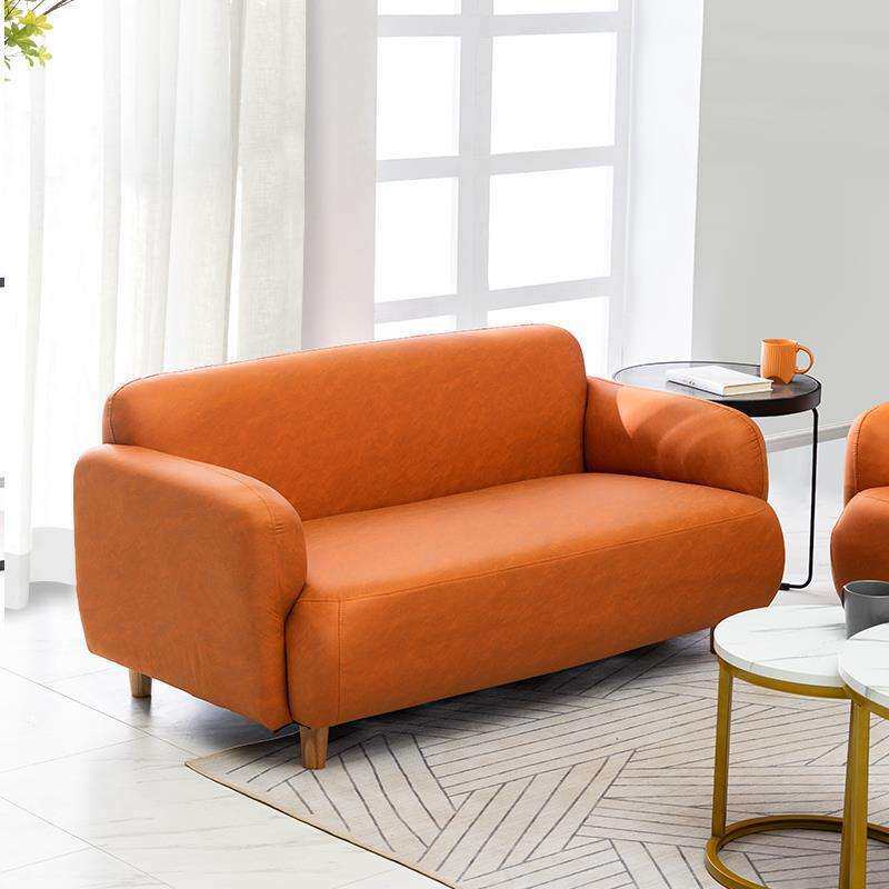 小户型沙发客厅服装店单人双人三人位科技布出租房公寓简易沙发