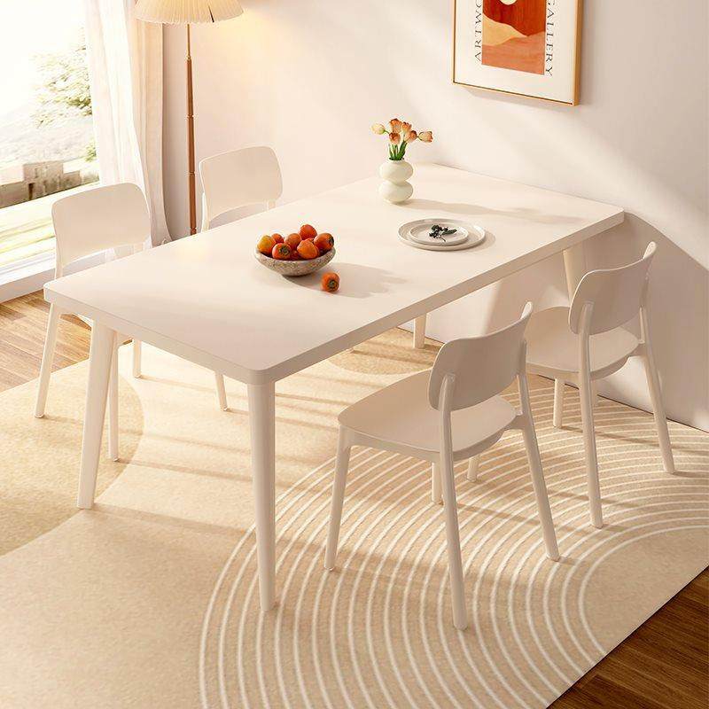 实木腿餐桌家用小户型吃饭桌子现代简约奶油风出租房用餐桌椅组合,3C数码配件,USB灯,淘宝优惠券,粉丝福利购,淘宝优惠卷