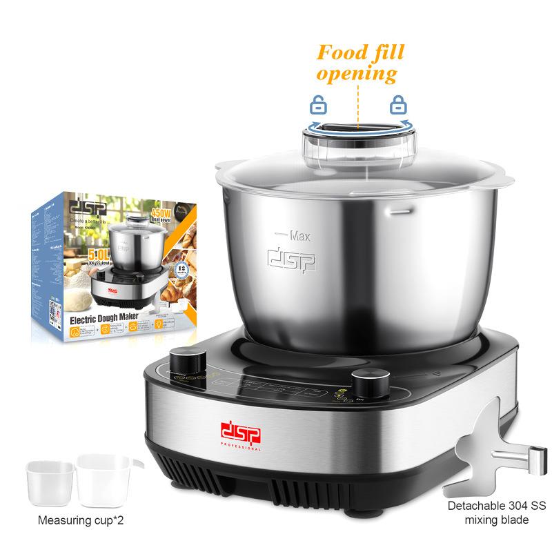 DSP/丹松多功能厨师机家用不锈钢小型和面机全自动揉面台式打蛋器