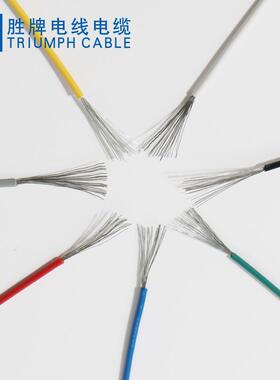 阻燃UL1015-18AWG聚录乙烯绝缘电子线600V耐高温软线材现货