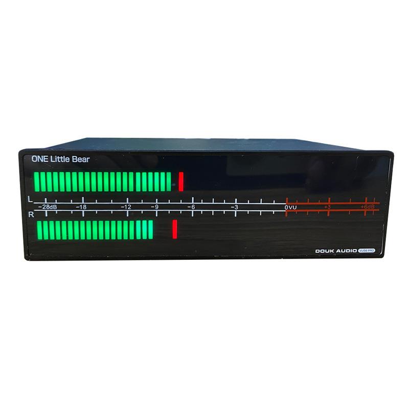 VU56-PRO 双色 2*56 位 LED 立体声音乐频谱分析仪电平表