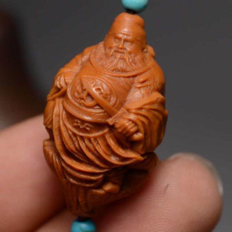 厂家直供橄榄核雕刻钟馗纳福挂件挂饰文玩核雕单粒单颗钟馗收藏