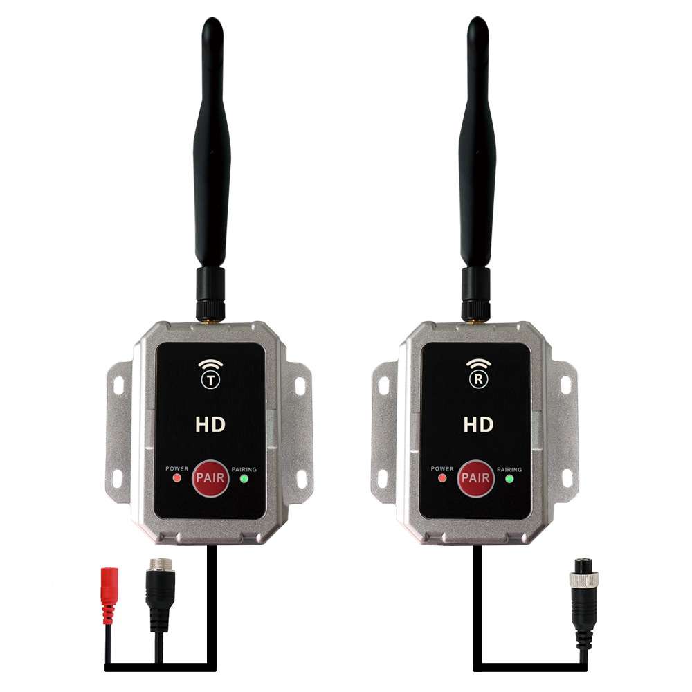 AHD数字无线 DC12V-36V 小车大车通用2.4G车载无线发射接收器