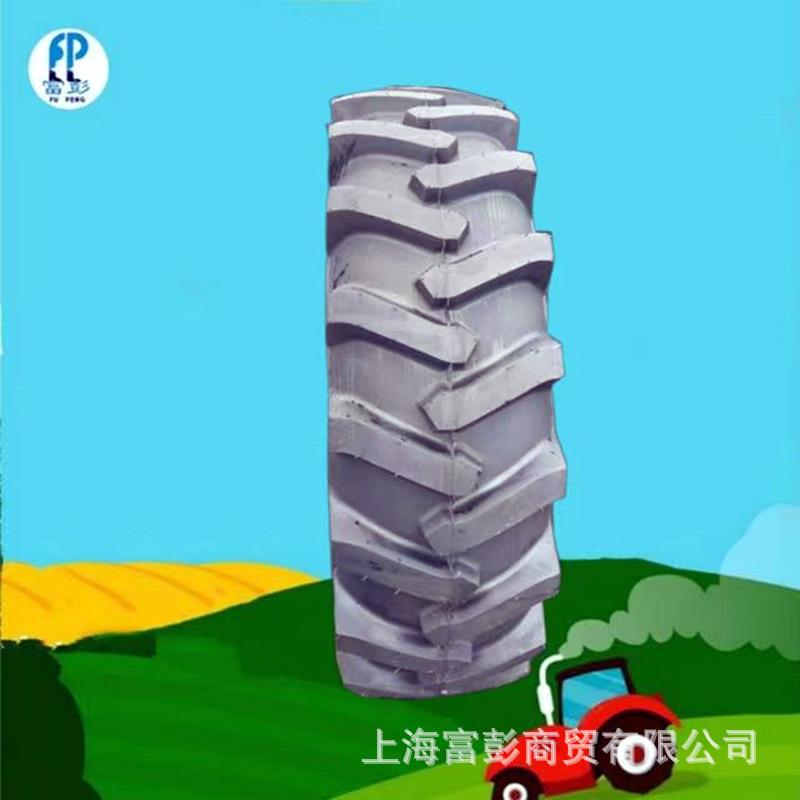 徐州甲字18.4-38 10PR R1旱田人字花纹 大马力拖拉机轮胎带内胎