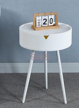 PC床头柜个性创意40cm宽替代时尚小茶几可爱艺术感儿童男孩塑料加